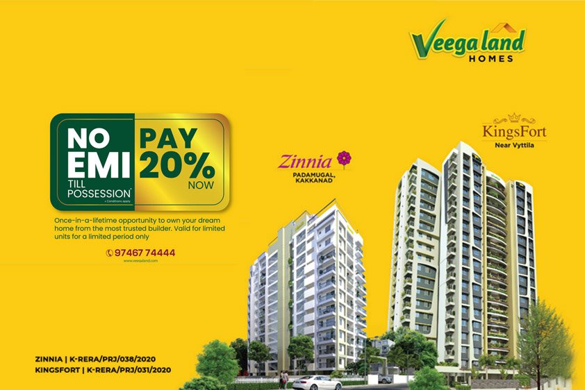 OWN YOUR DREAM HOME – PAY 20% NOW AND 80% ON POSSESSION<