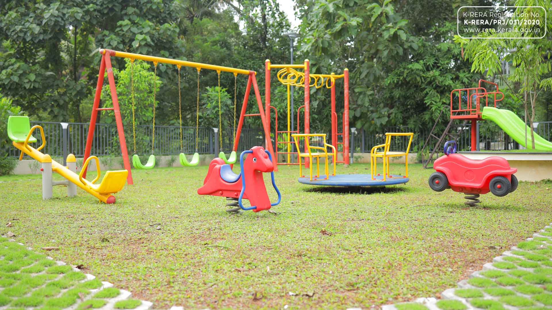 veegaland, veegaland homes, kingsfort, play area, kids play area, childrens play area, flats in kochi, apartments in kochi