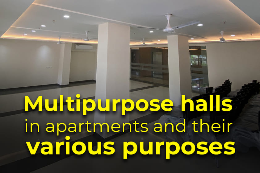 Multipurpose halls in apartments and their various purpose<