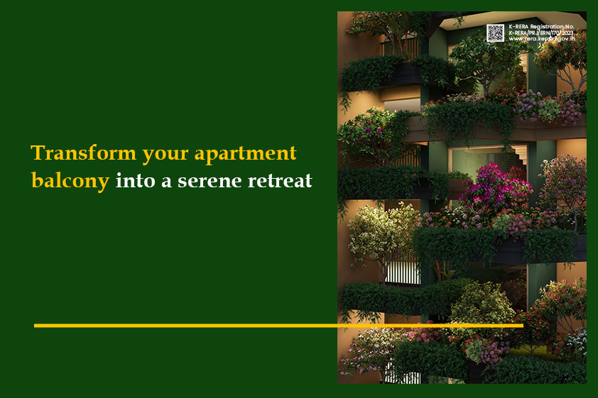 Transform your apartment balcony into a serene retreat<