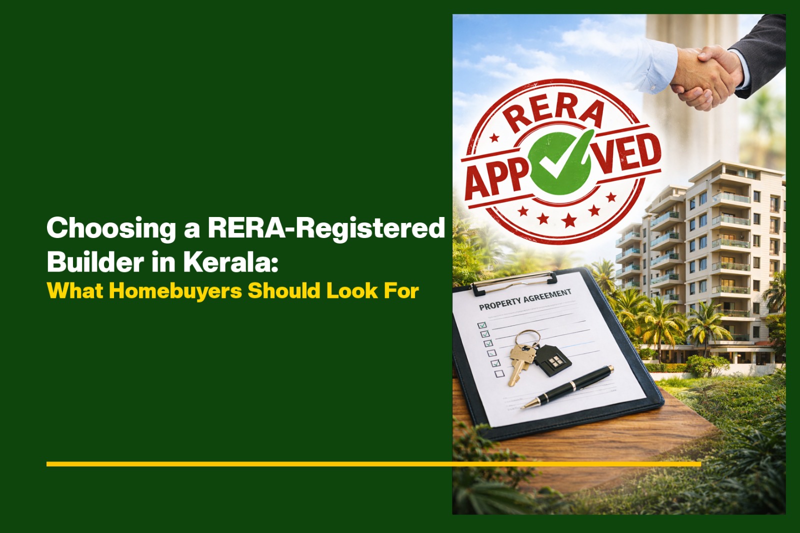 Choosing a RERA-Registered Builder in Kerala: What Homebuyers Should  Look For<