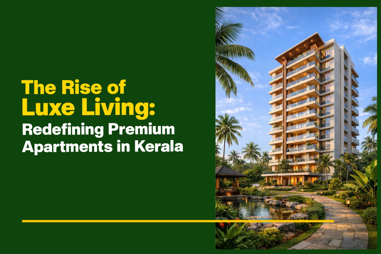 The Rise of Luxe Living: Redefining Premium Apartments in Kerala<