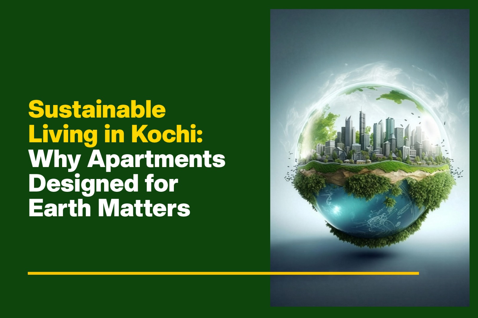 Sustainable Living in Kochi: Why Apartments Designed for Earth Matters<